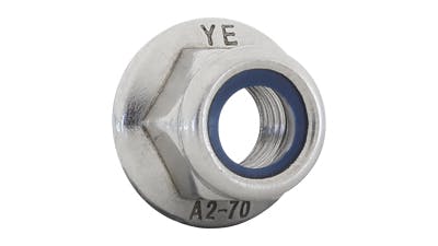 Stainless Steel Flanged Nylon Lock Nut