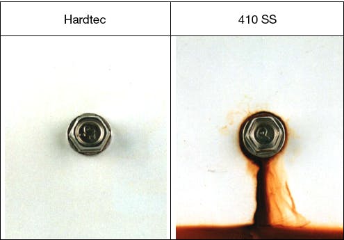 Hardtec Salt Spray Tea-stain Test Comparison