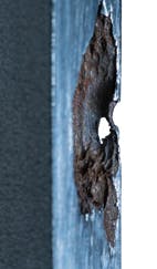 Example of Pitting Corrosion on Stainless Bar