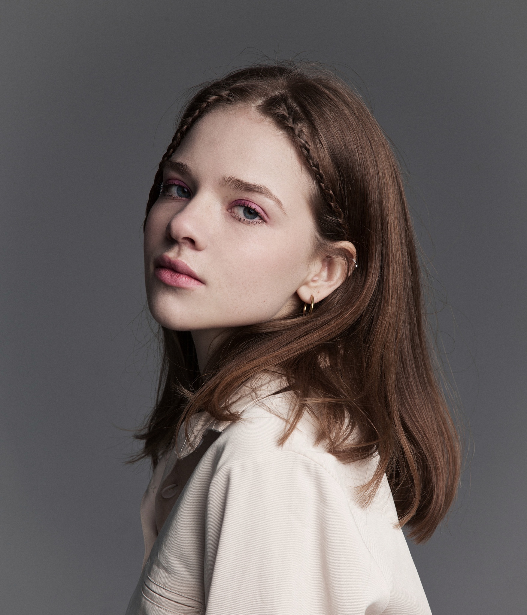 color studio portrait