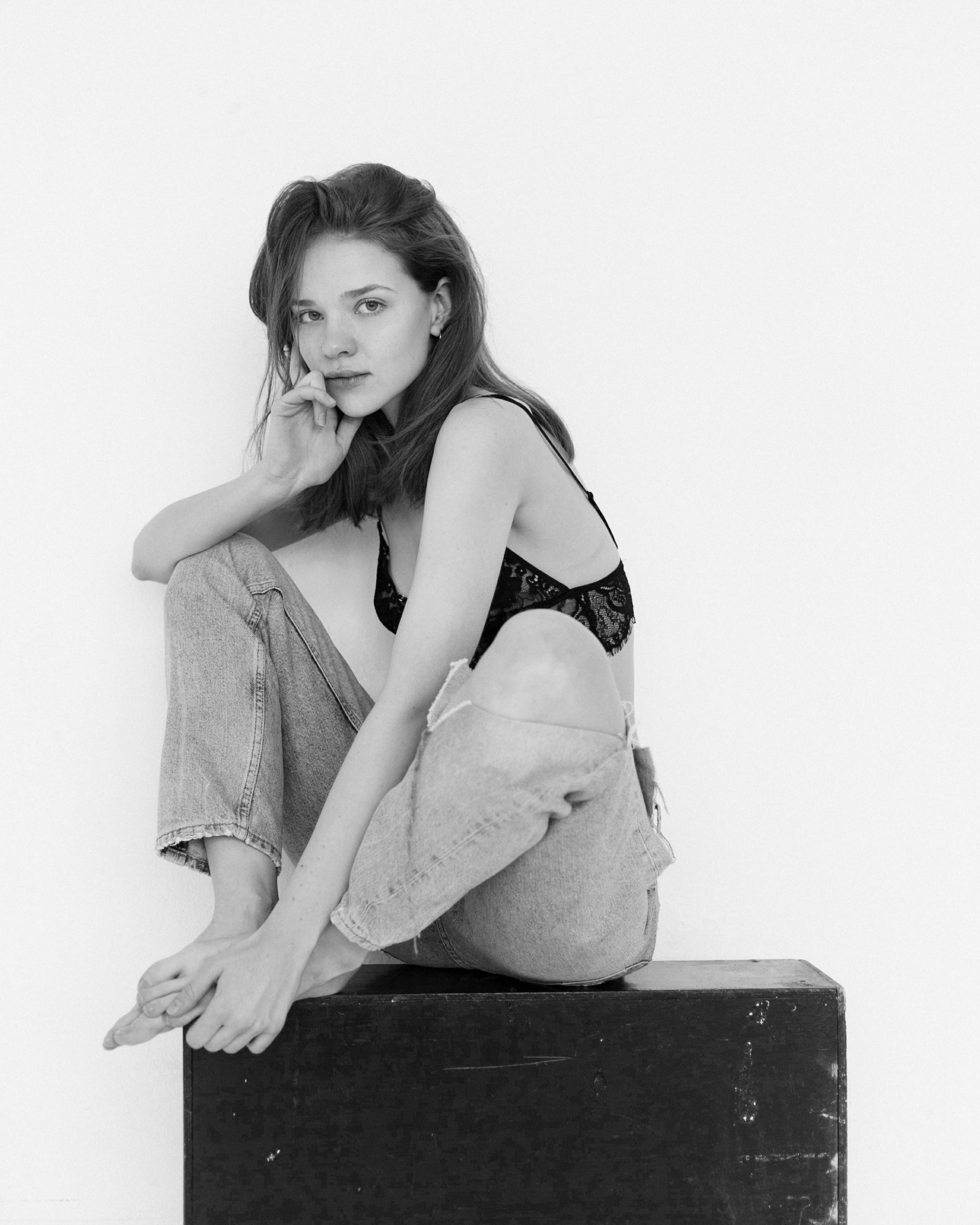 Women sitting and looking