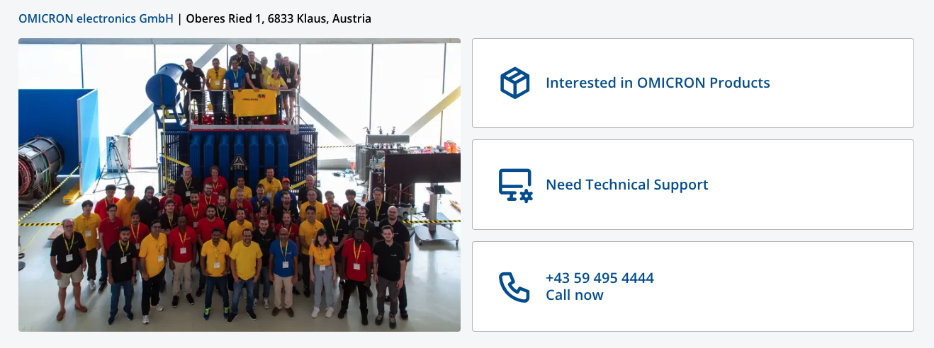 Nový OMICRON zákaznícky portál