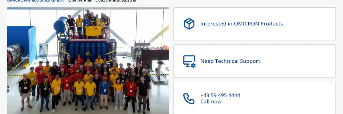 Nový OMICRON zákaznícky portál