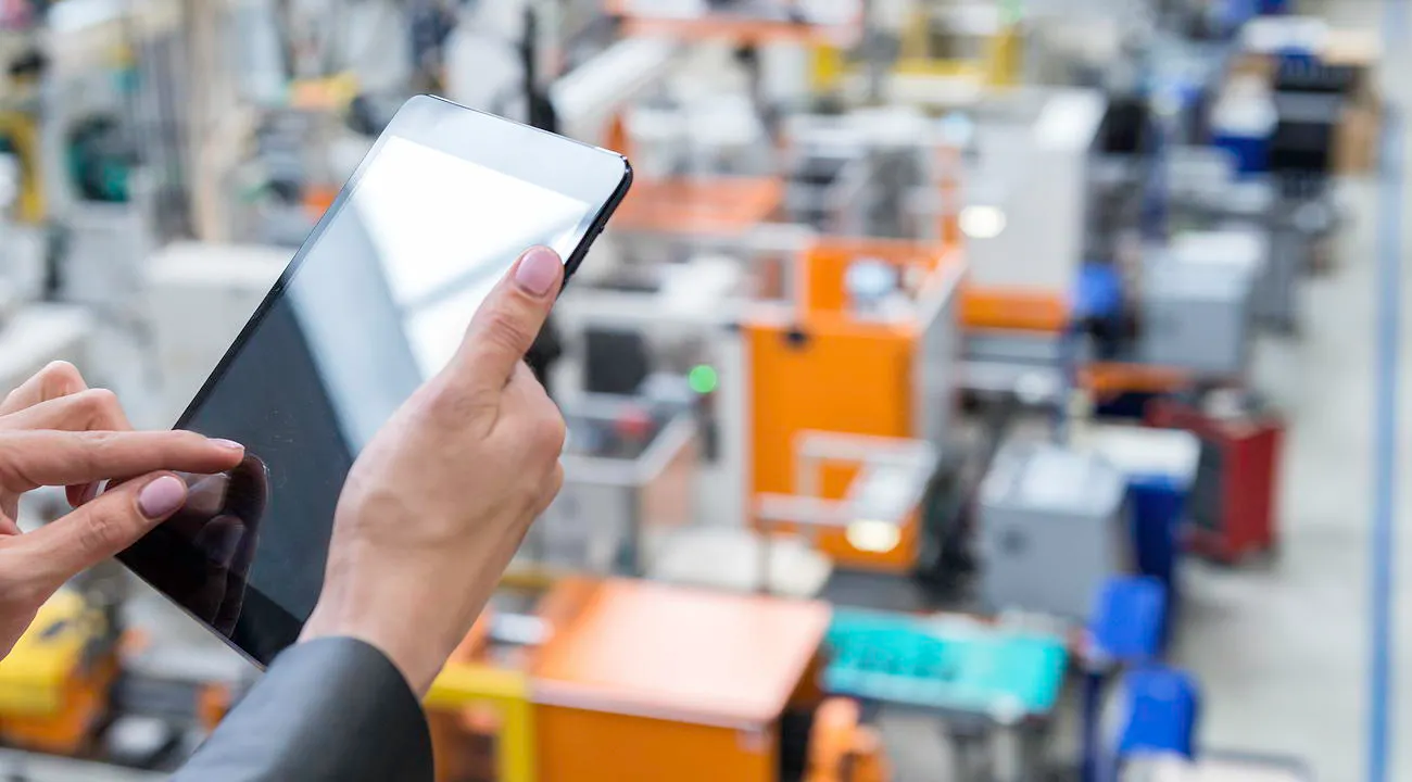 using tablet in industrial plant