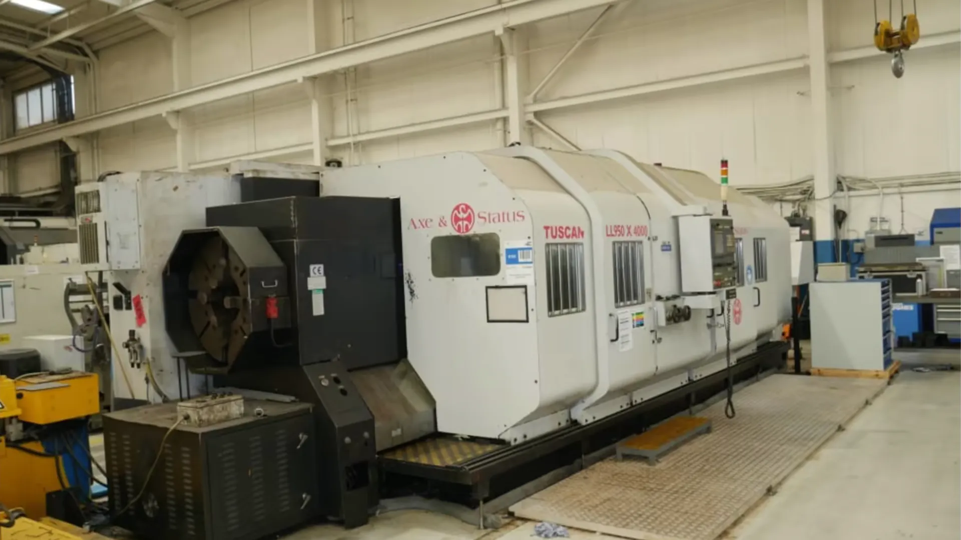 Axe & Status Tuscan LL 950 x 4000 Lathe