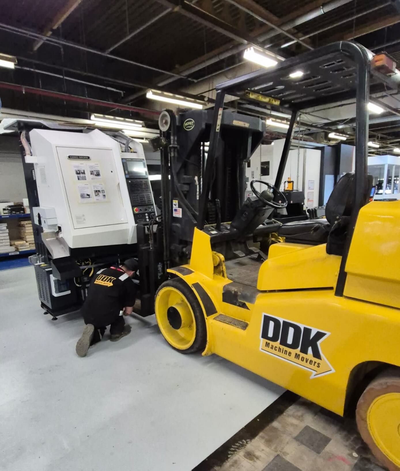DDK Machine Movers Installation