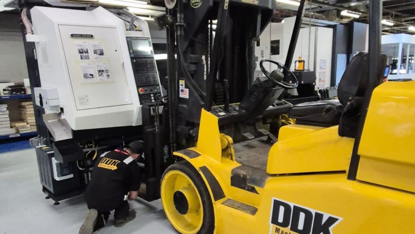 DDK Machine Movers Installation