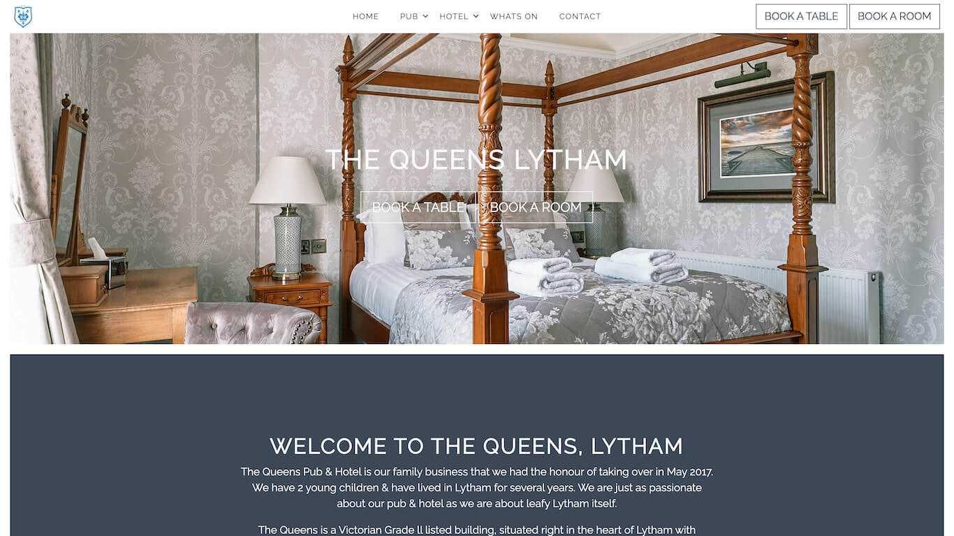 Queens Lytham Website