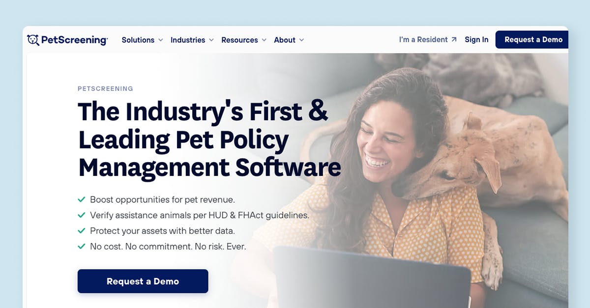 best landlord software petscreening