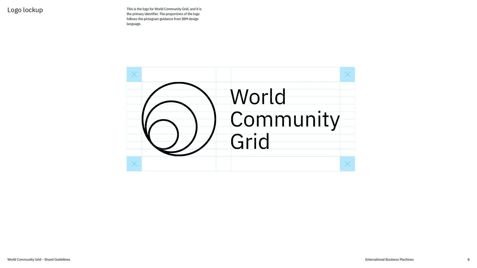 Logo lockup for World Community Grid redesign
