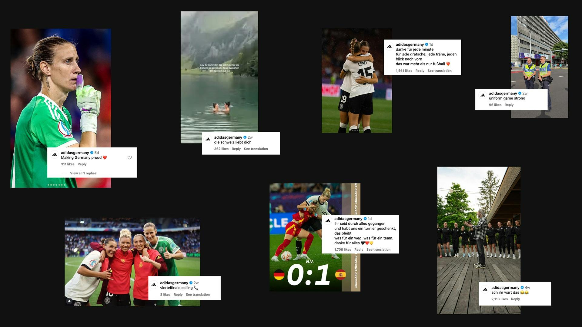 Adidas Womens Euro 2025 Social Media