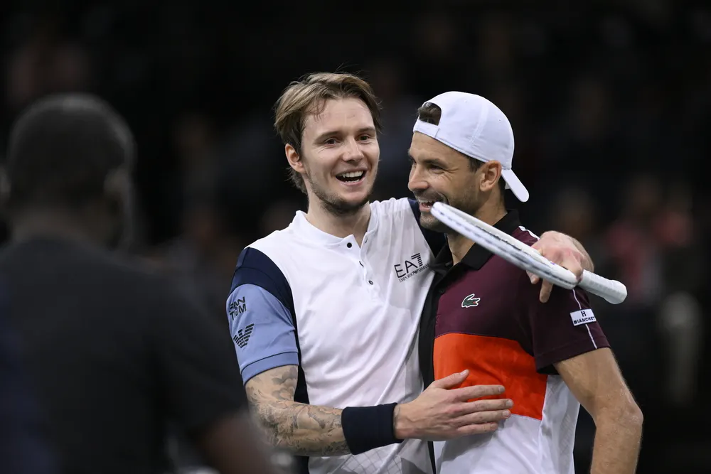 Alexander Bublik, Grigor Dimitrov, Rolex Paris Masters 2023, Simple Messieurs, 18 de Finale