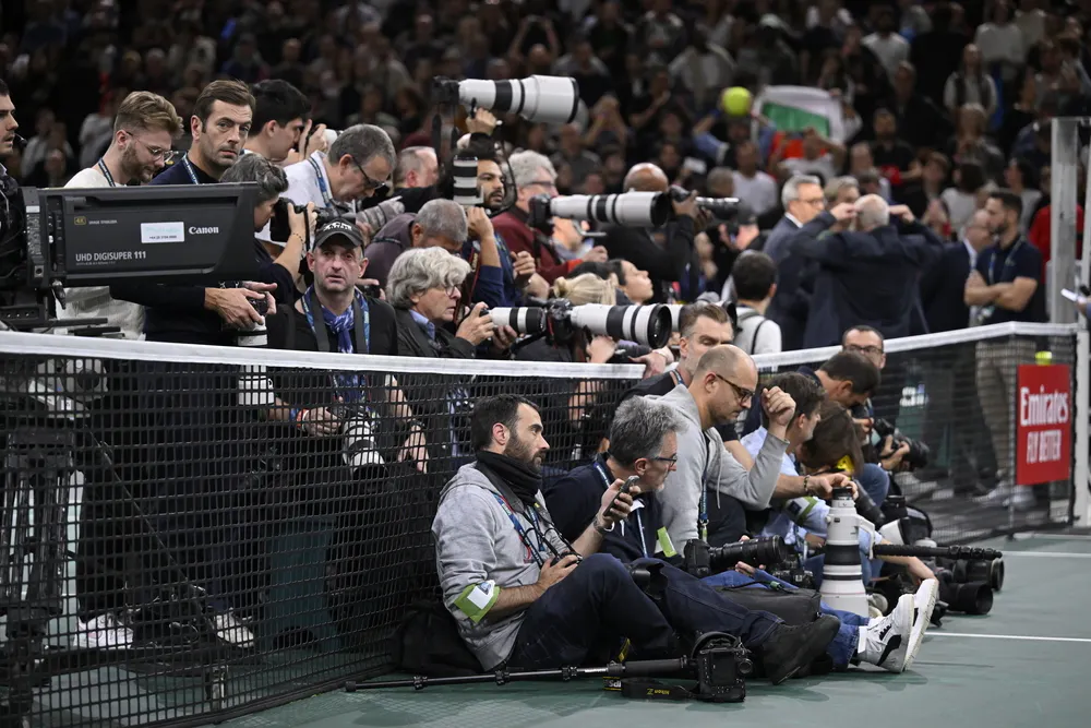 Photographes, Rolex Paris Masters 2023, Simple Messieurs, Remise de Prix