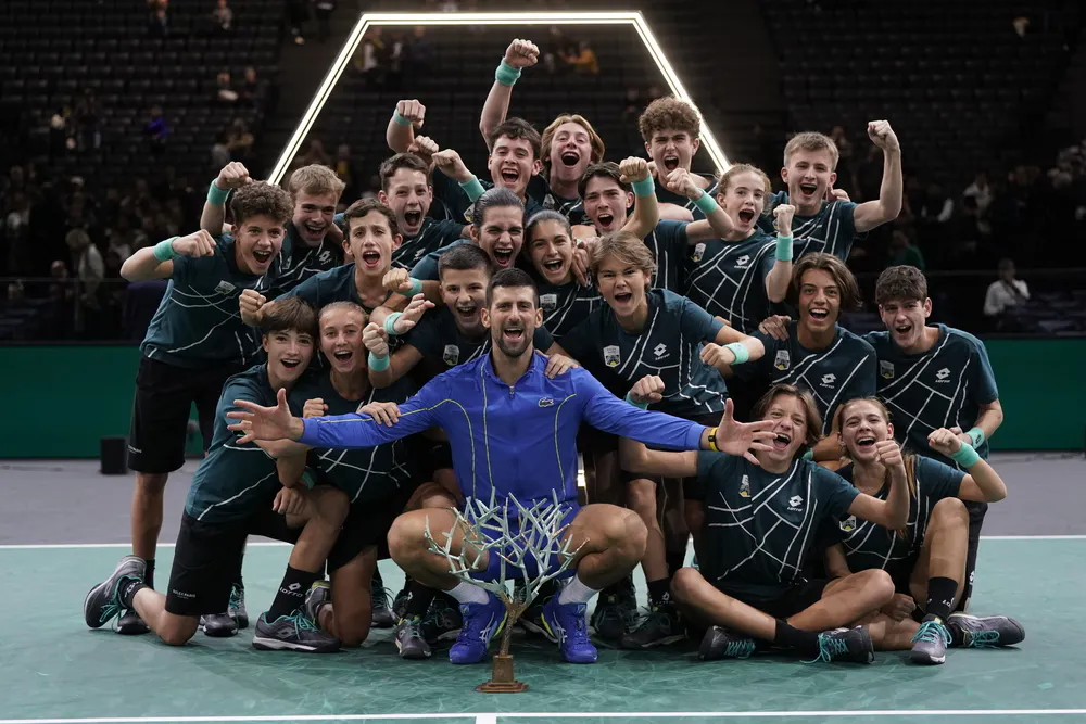 Novak Djokovic, Rolex Paris Masters 2023, Simple Messieurs, Remise de Prix