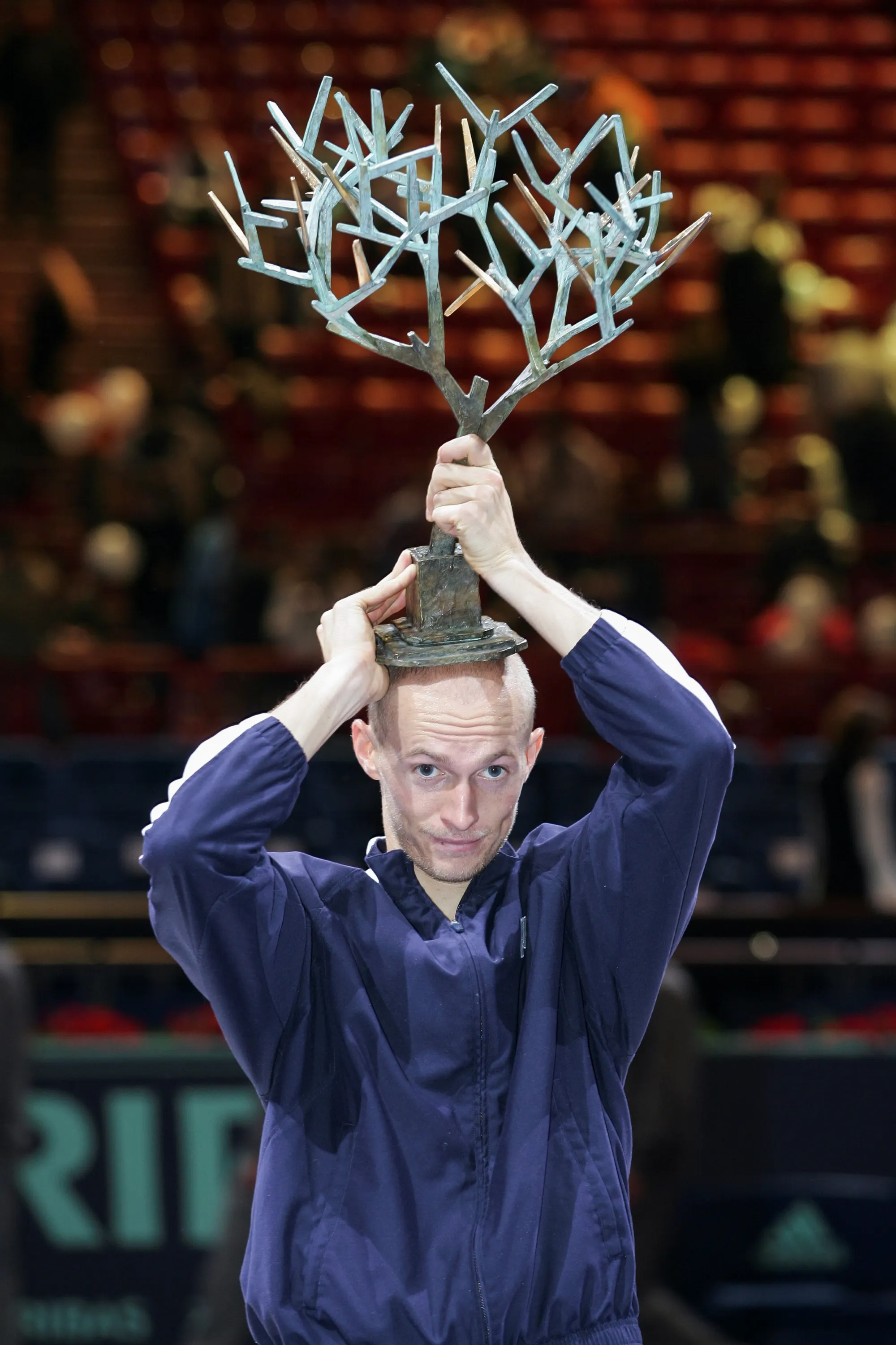 Nikolay Davydenko / Photocall trophée - Rolex Paris Masters 2006