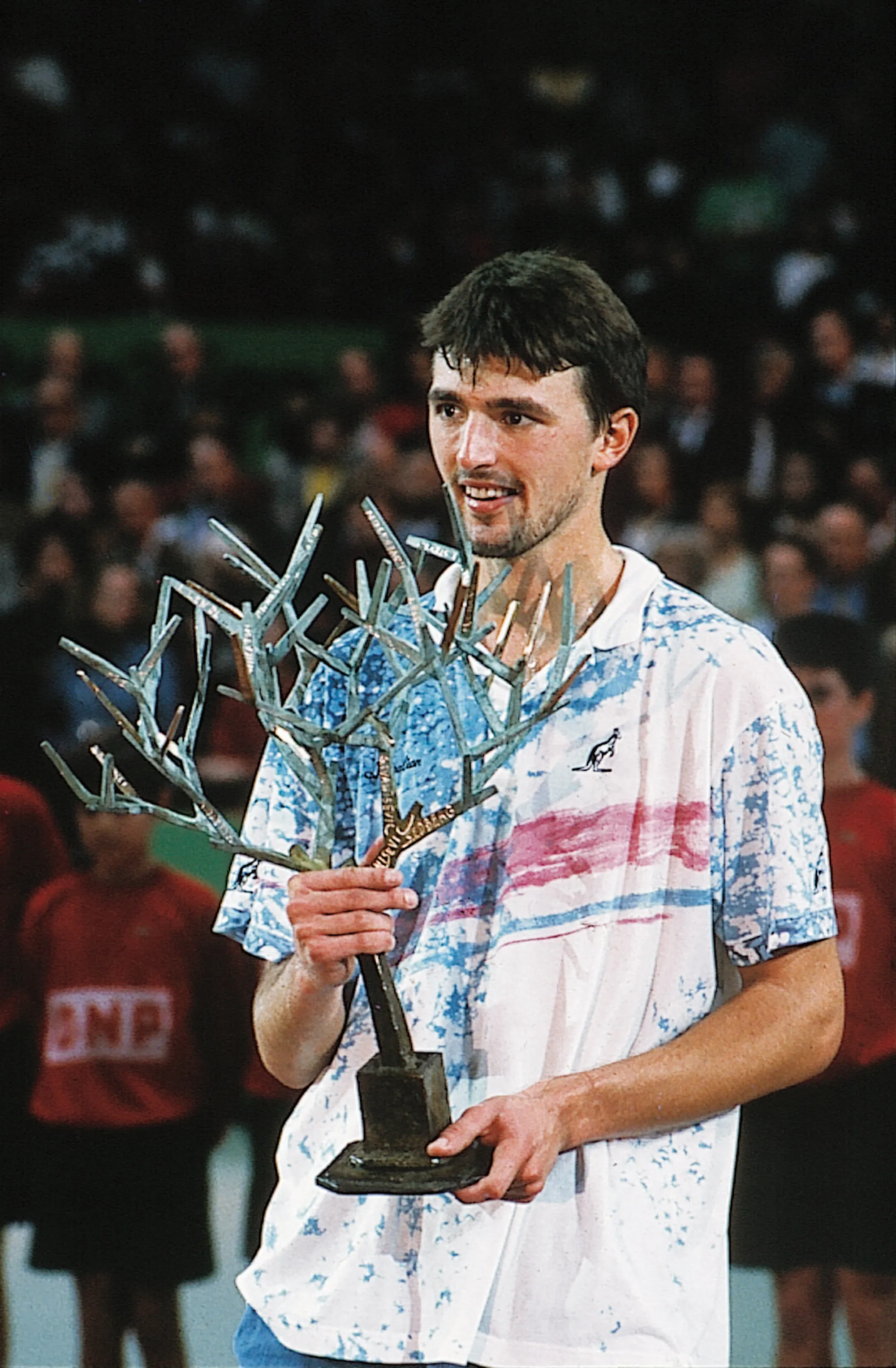Goran Ivanisevic / Photocall trophée - Rolex Paris Masters 1993