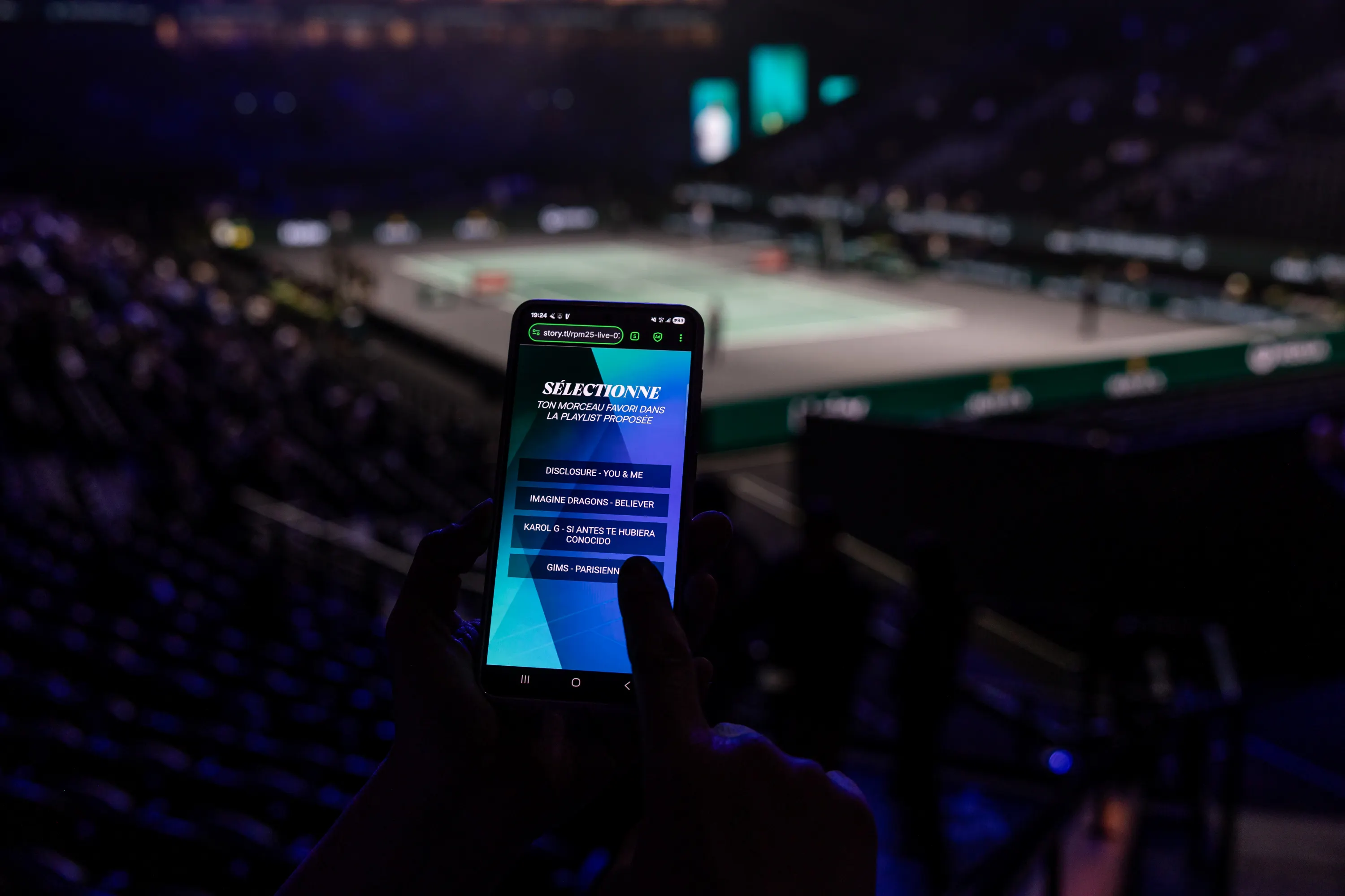 Application officielle / Rolex Paris Masters 2025