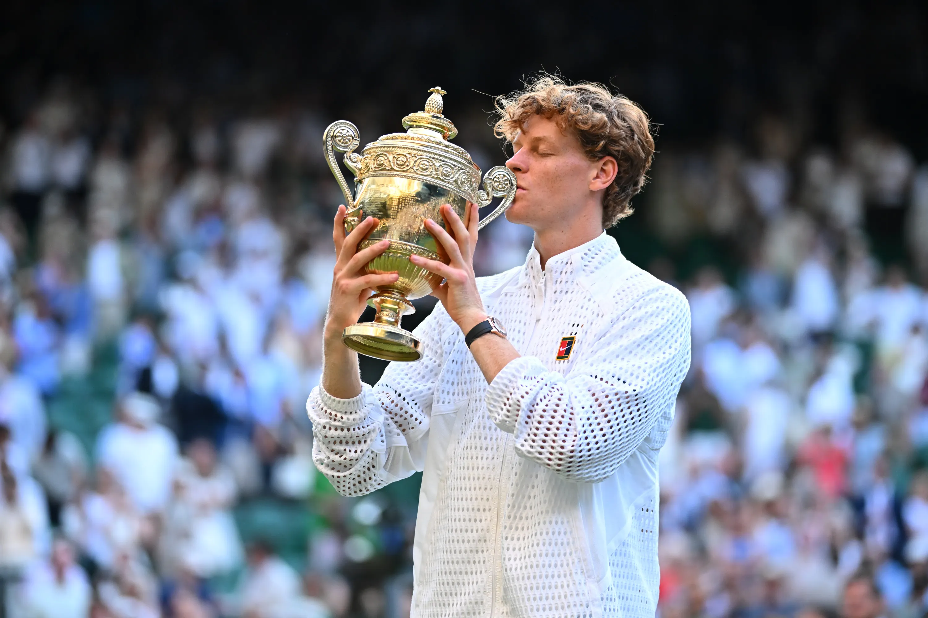 Jannik Sinner / Photocall trophée - Wimbledon 2026