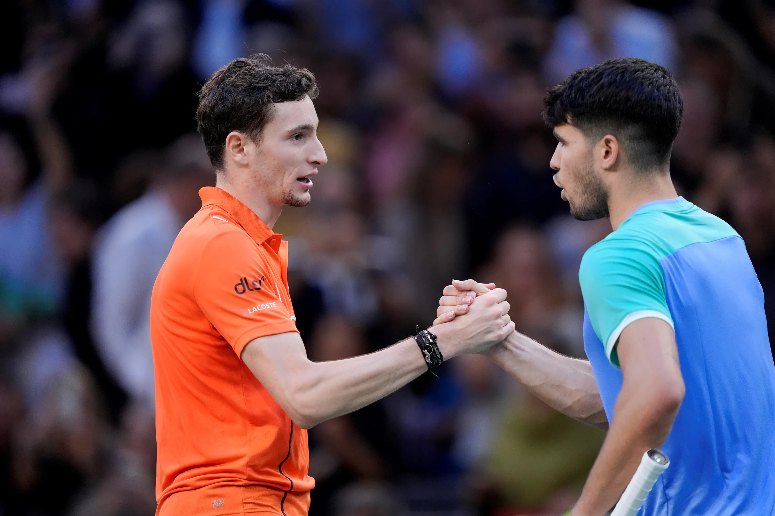 Ugo Humbert & Carlos Alcaraz / Huitièmes de finale Rolex Paris Masters 2024