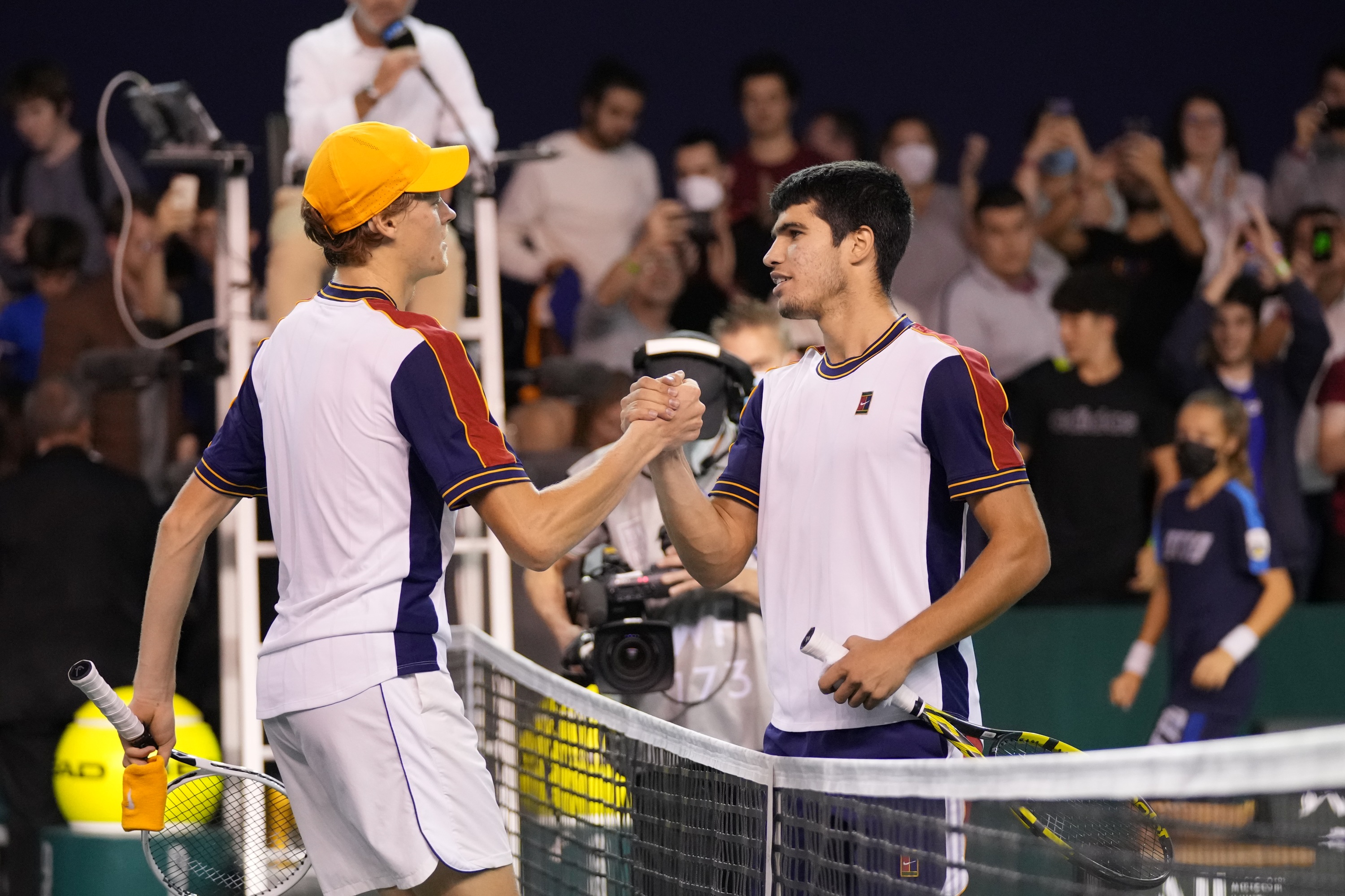 Jannik Sinner & Carlos Alcaraz / Rolex Paris Masters 2021