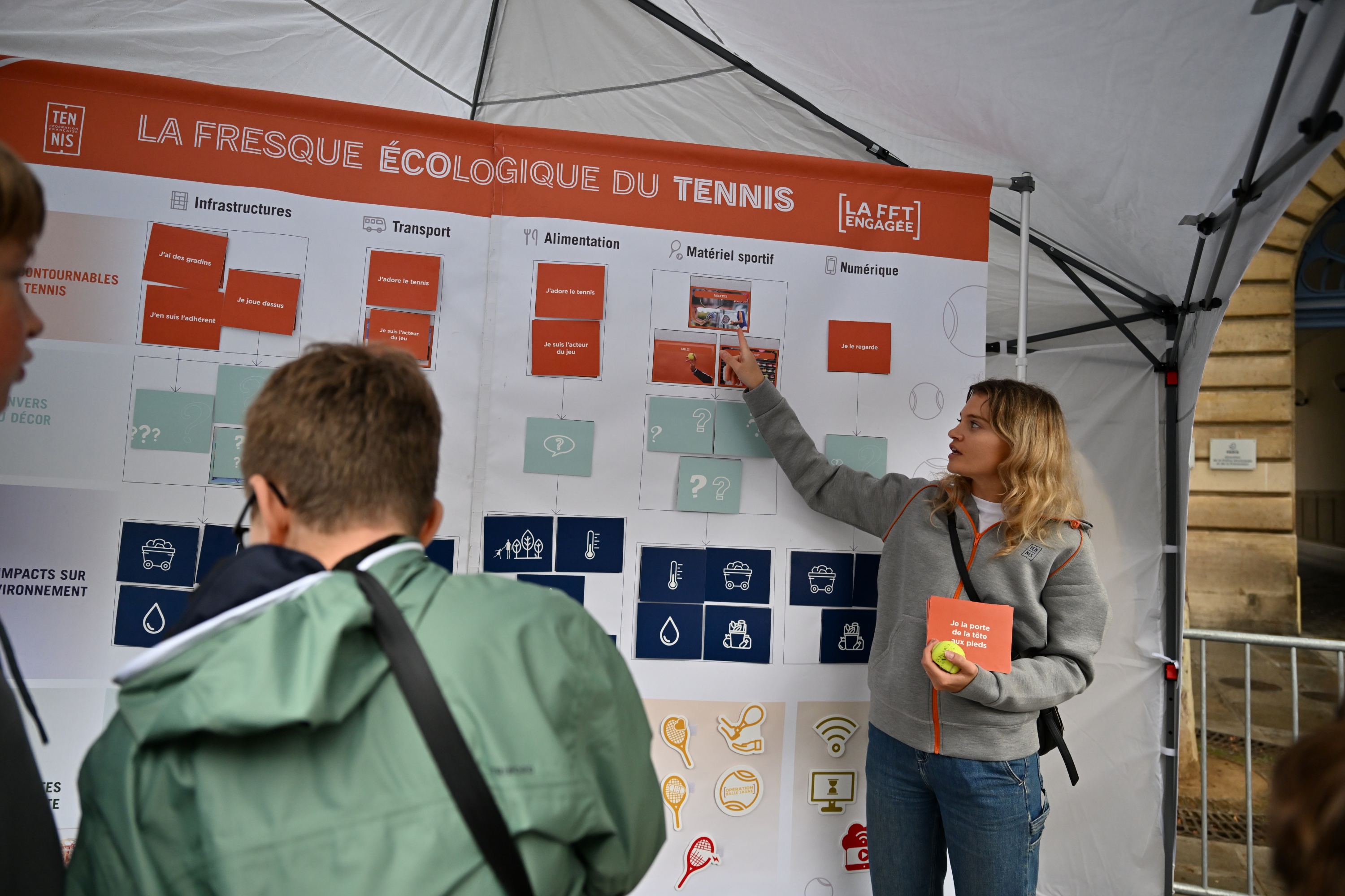 Fresque écologique du tennis / Fête du sport 2025