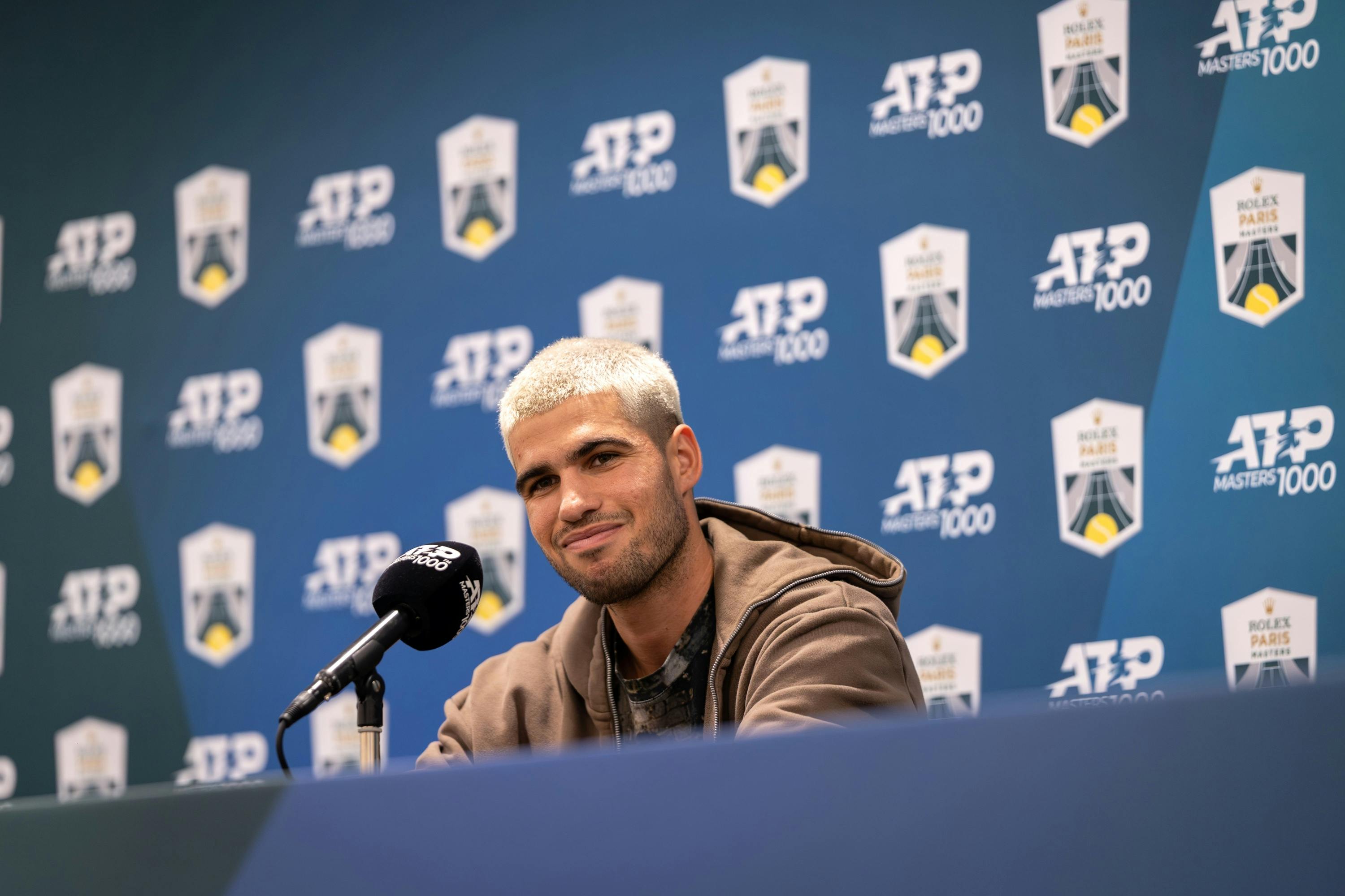 Carlos Alcaraz / Media Day Rolex Paris Masters 2025