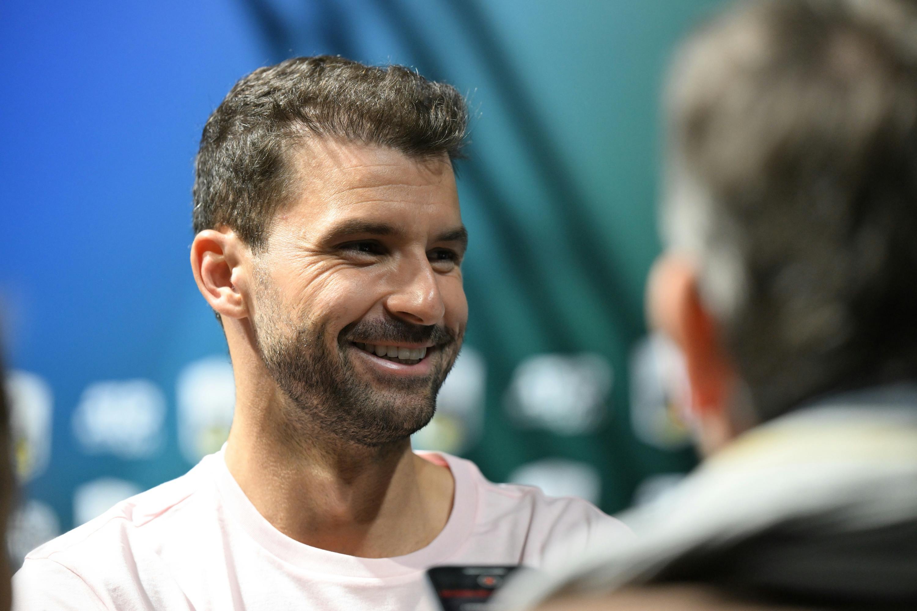 Grigor Dimitrov - Zone mixte / Rolex Paris Masters 2025