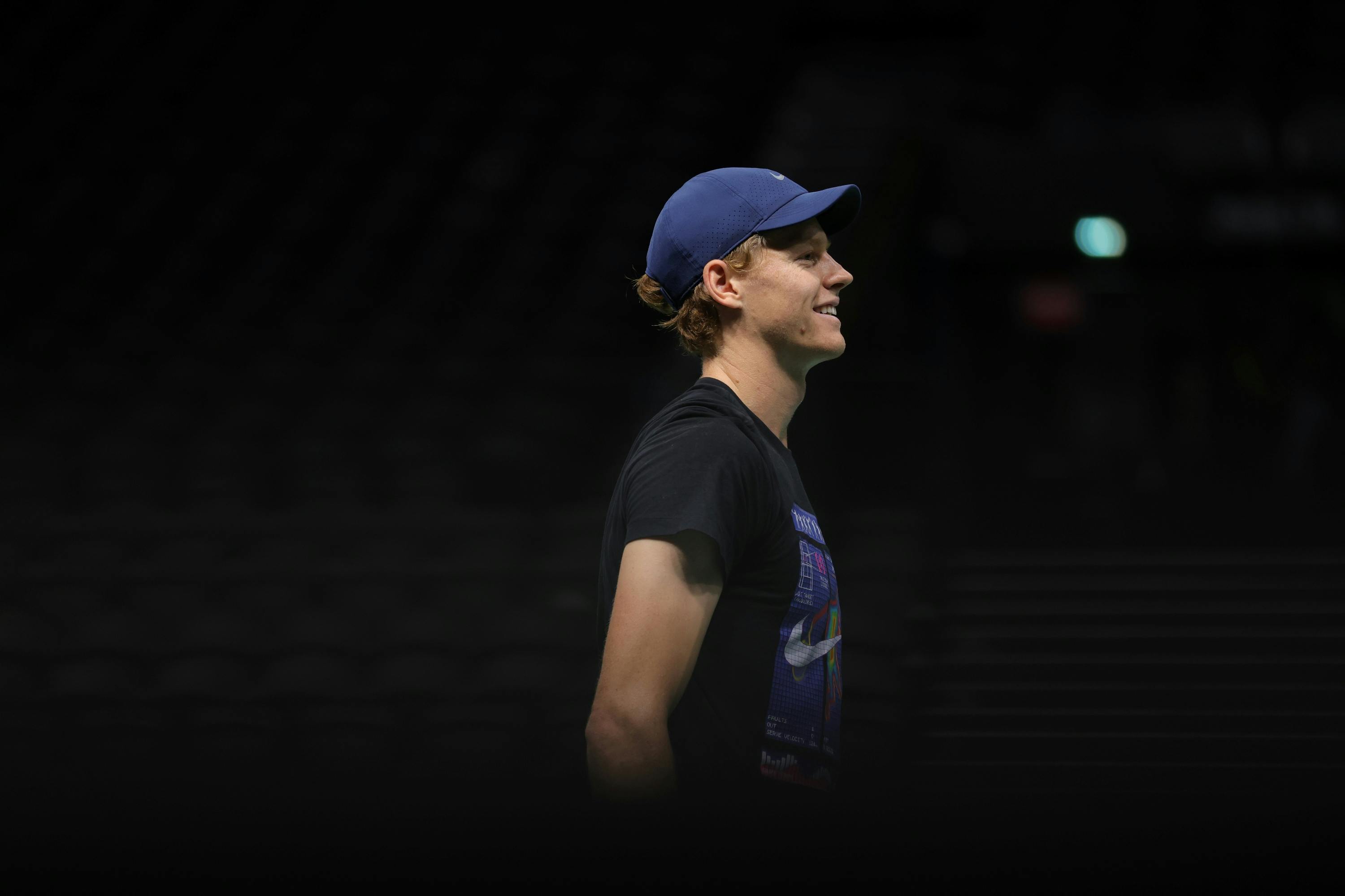 Jannik Sinner / Entraînement Rolex Paris Masters 2025