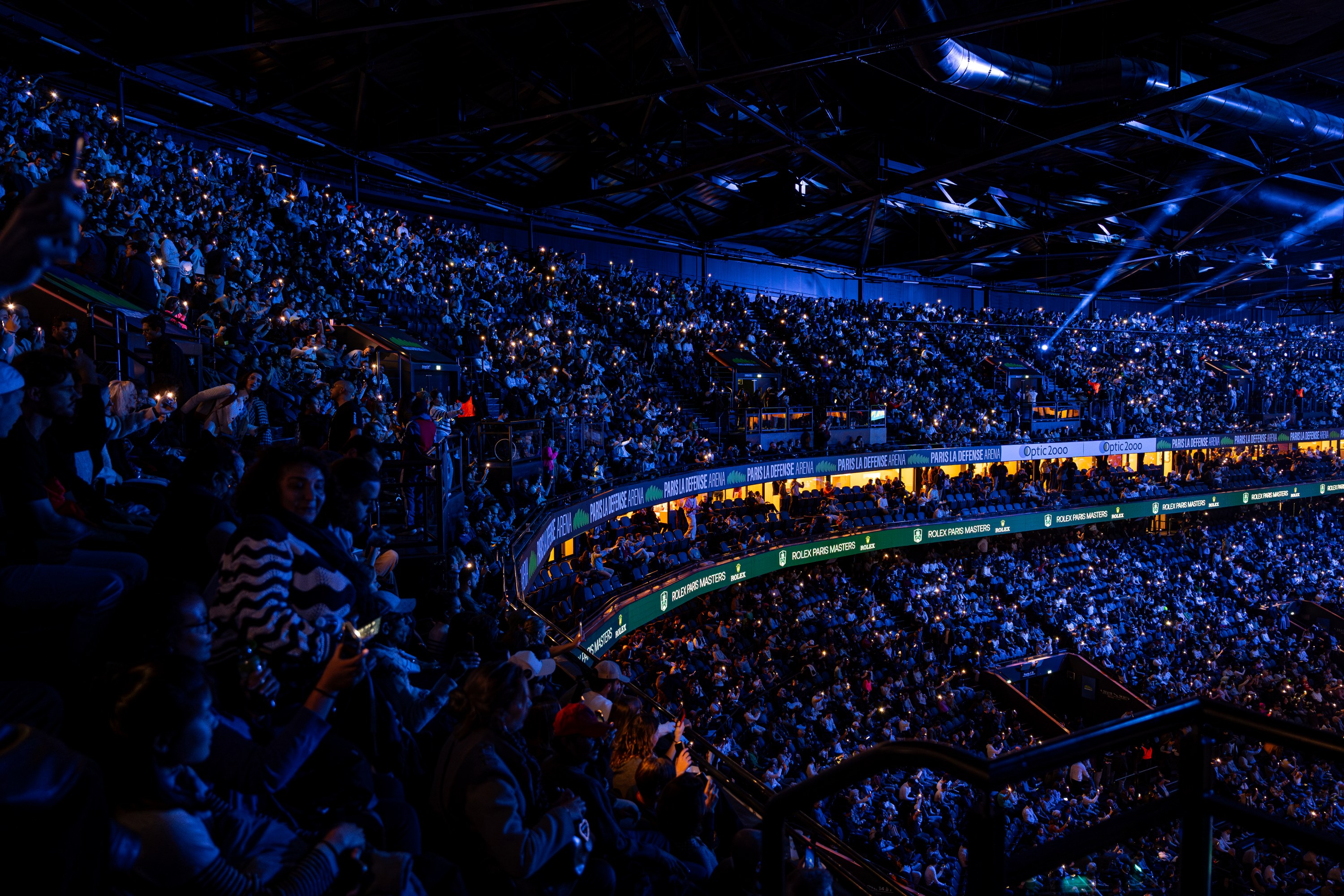Spectateurs / Finale Rolex Paris Masters 2025