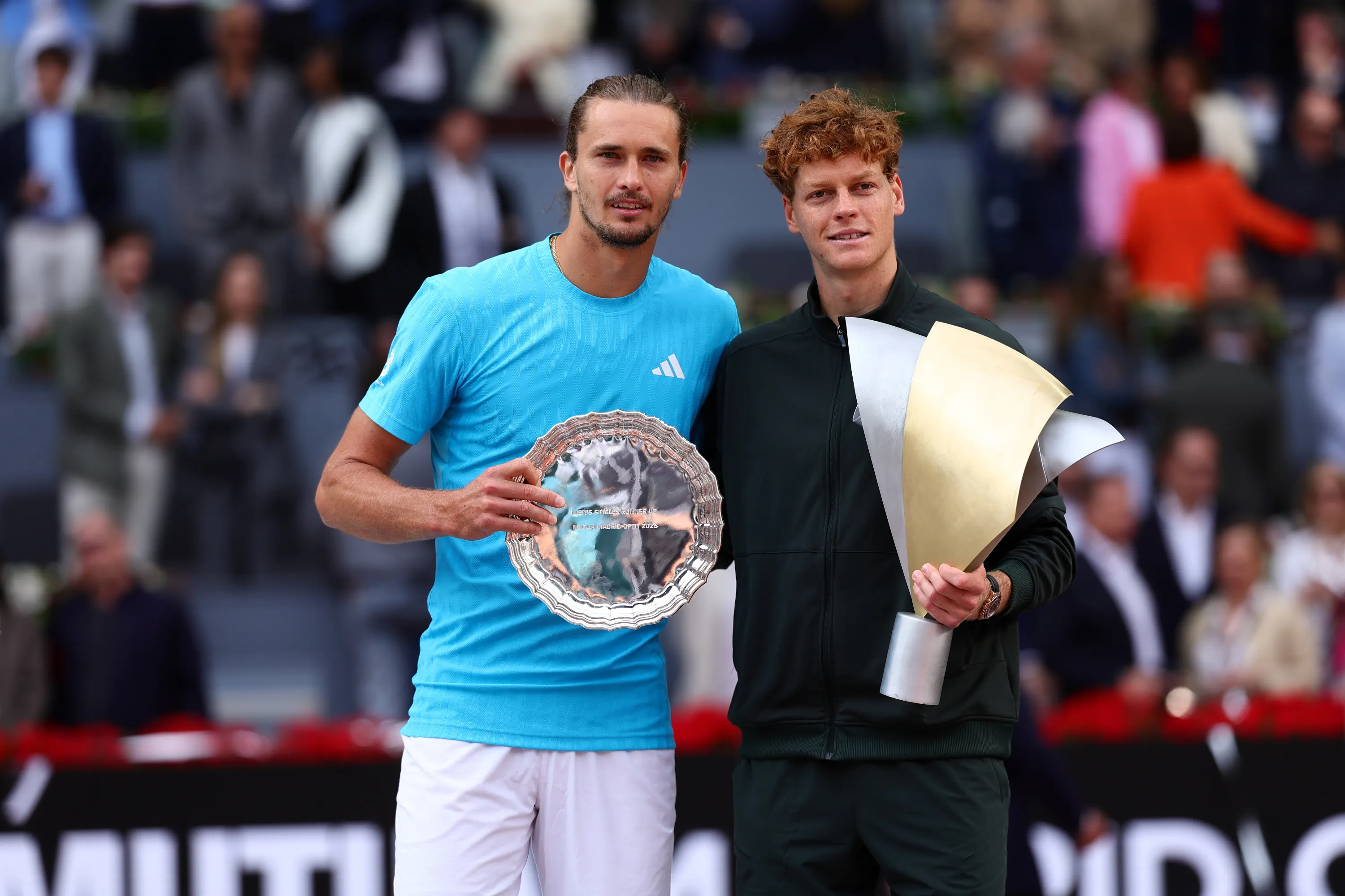 Alexander Zverev & Jannik Sinner / Photocall trophées Madrid 2026