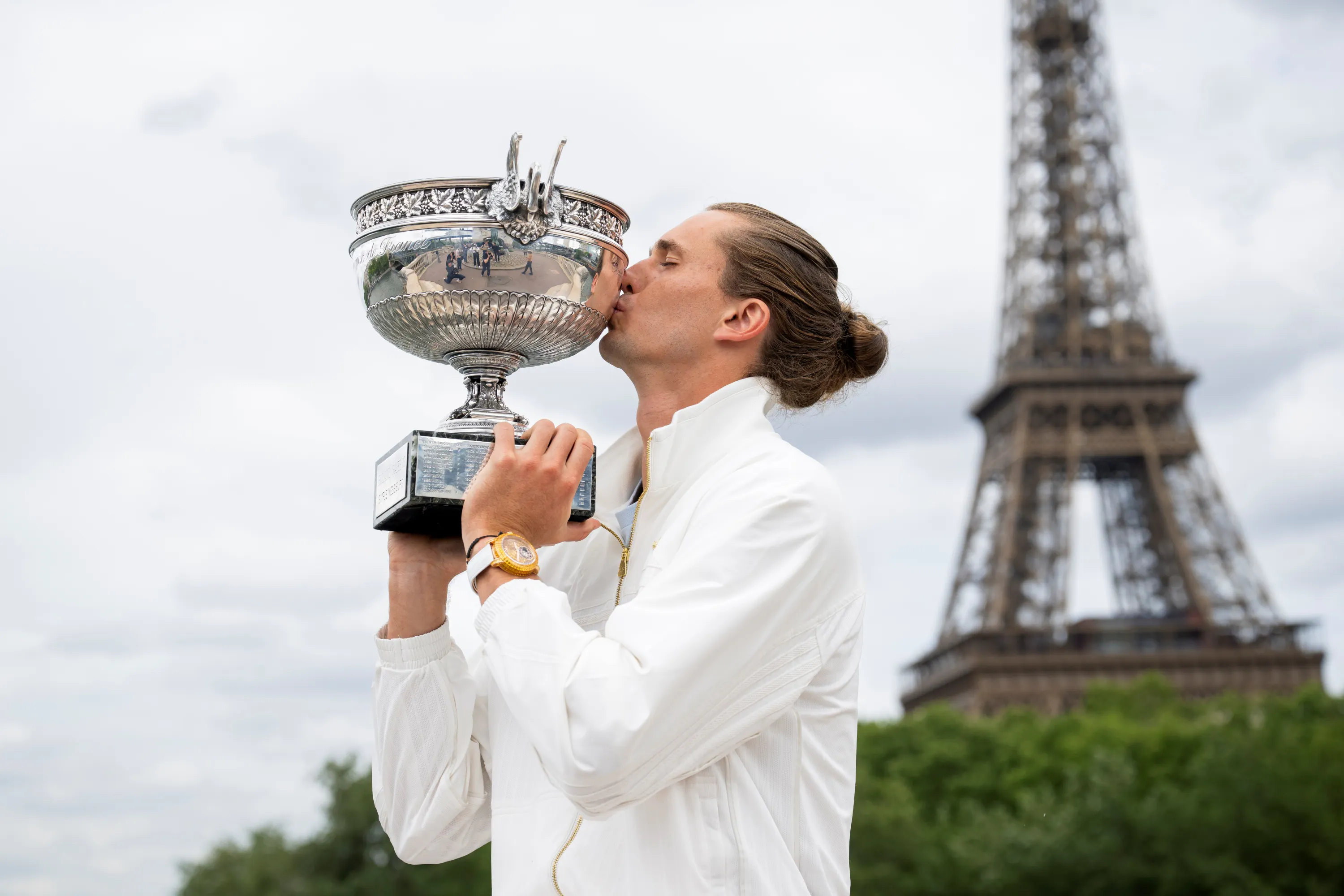 Alexander Zverev / Photocall trophée Paris - Roland-Garros 2026