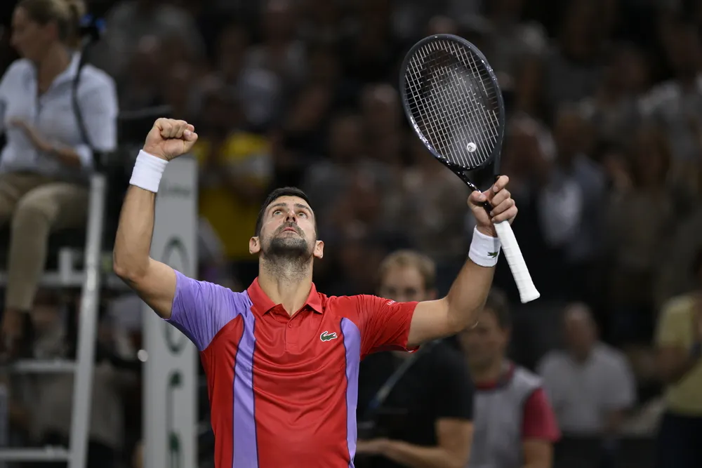 Novak Djokovic, Rolex Paris Masters 2023, Simple Messieurs, 18 de Finale