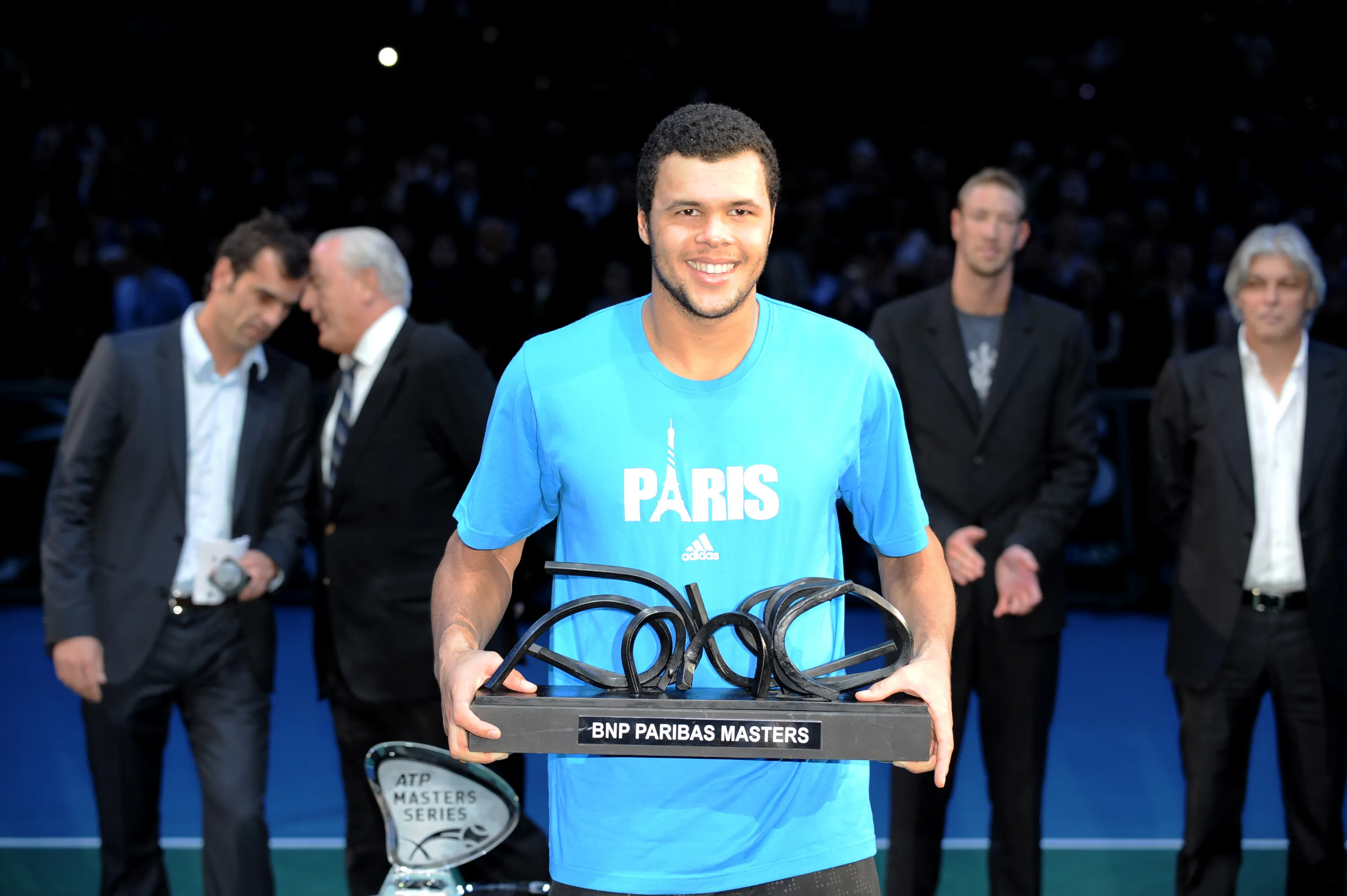 Jo-Wilfried Tsonga / Photocall trophée - Rolex Paris Masters 2008