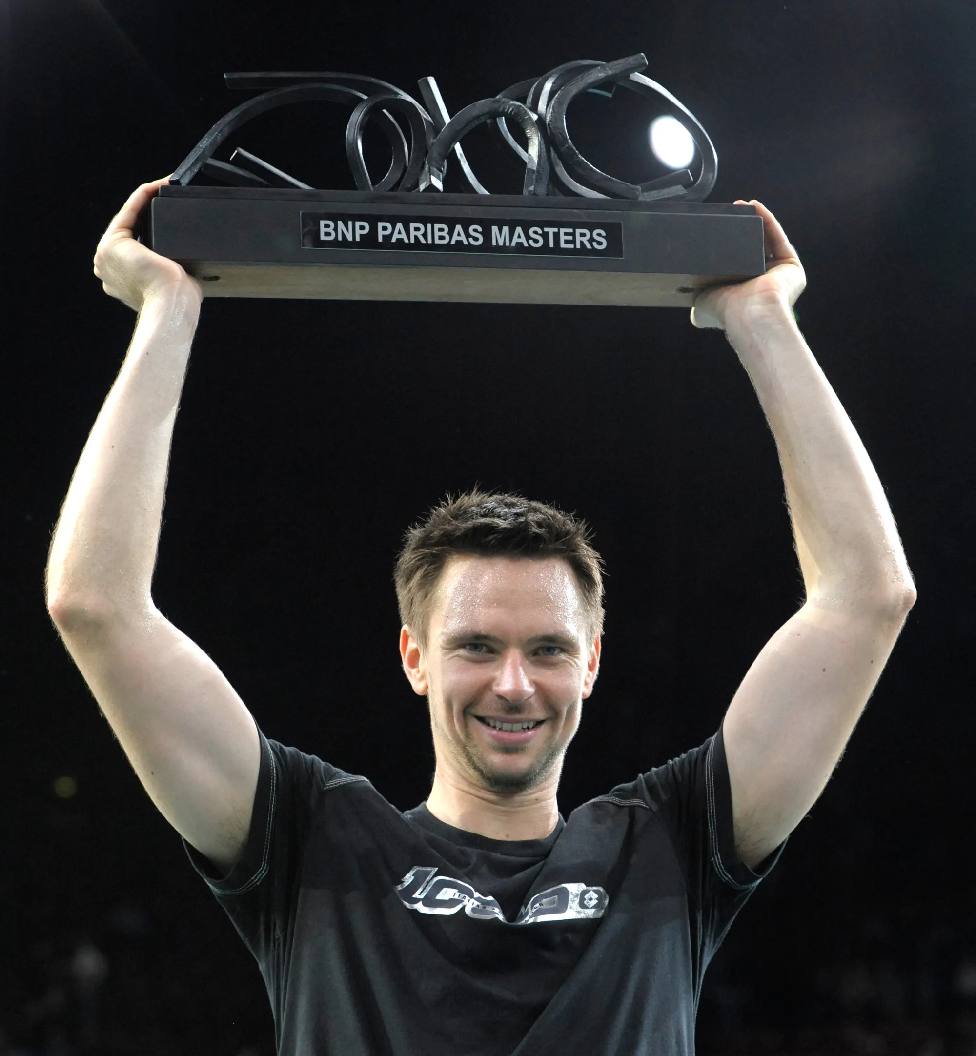 Robin Söderling / Photocall trophée - Rolex Paris Masters 2010