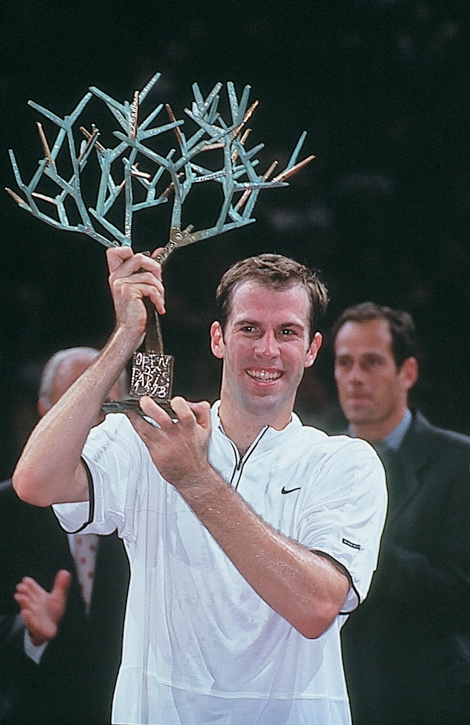 Greg Rusedski / Photocall trophée - Rolex Paris Masters 1998