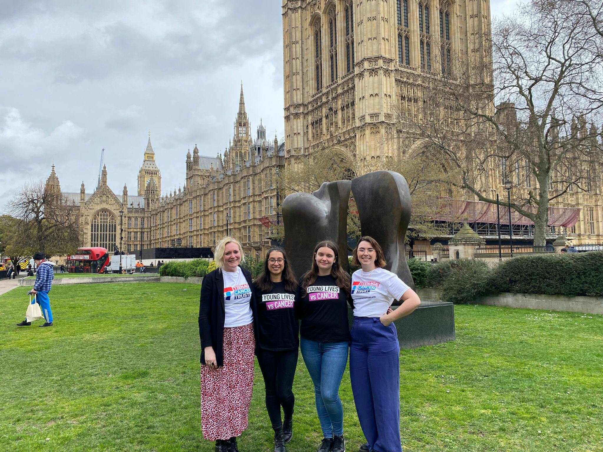 Teenage Cancer Trust and Young Lives vs Cancer members of the secretariat of the APPG 