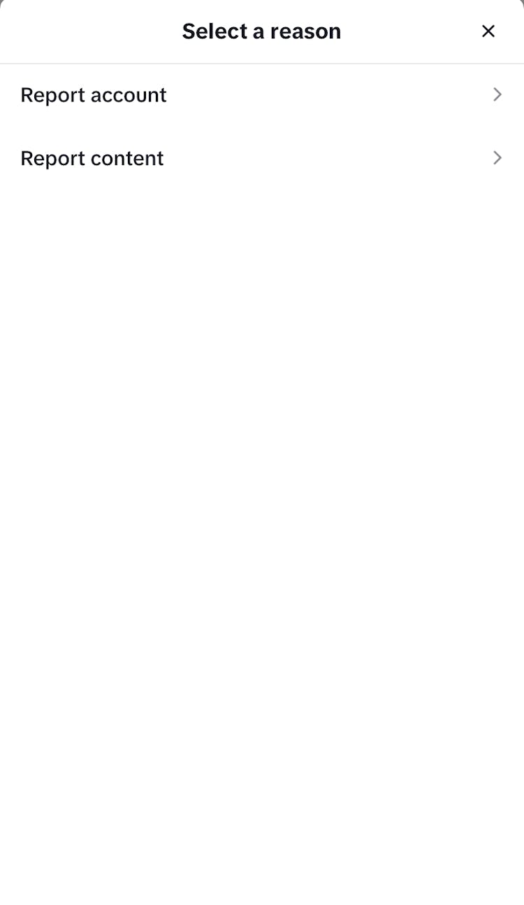 TikTok report user 2