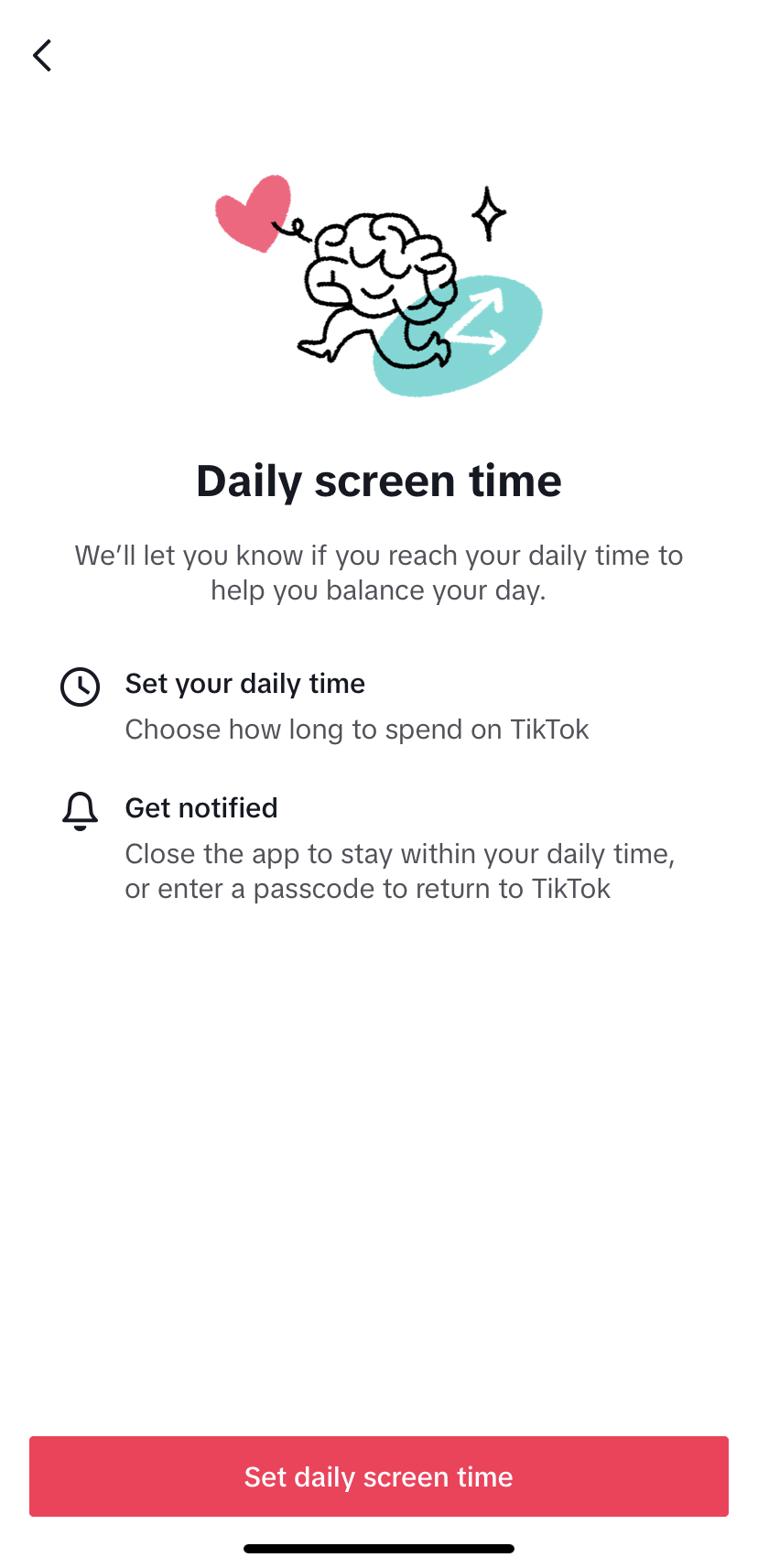TikTok screen time 1