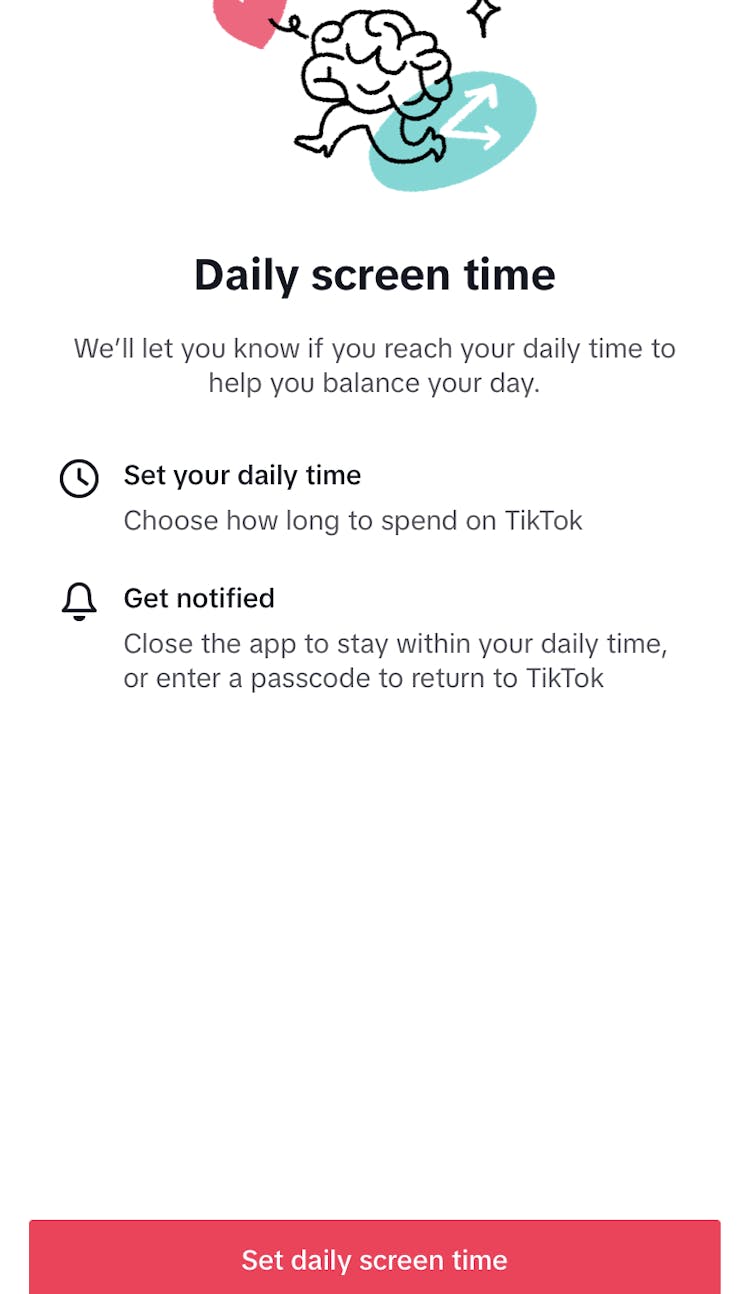 TikTok screen time 1