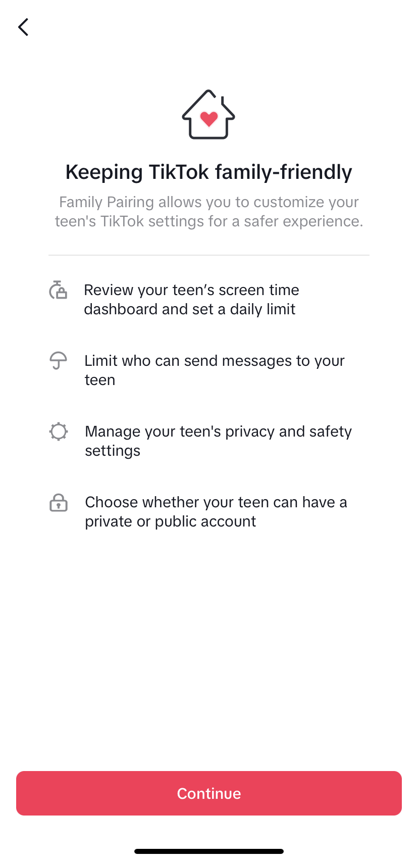 TikTok family pairing 1