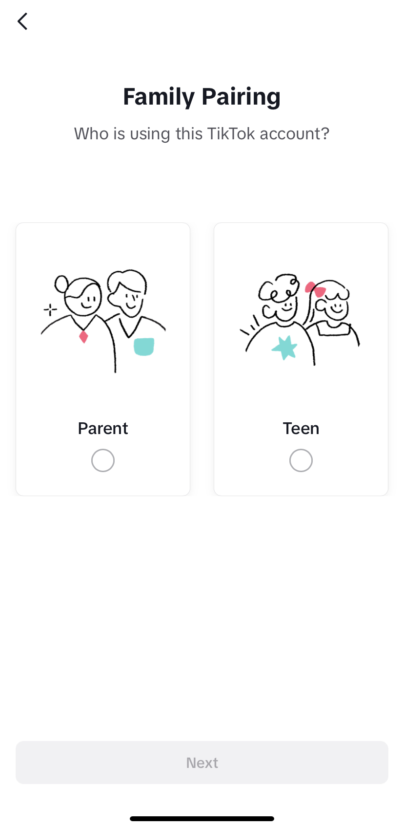 TikTok family pairing 2