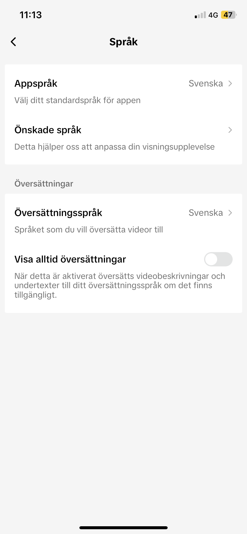 TikTok Ändra språk 3