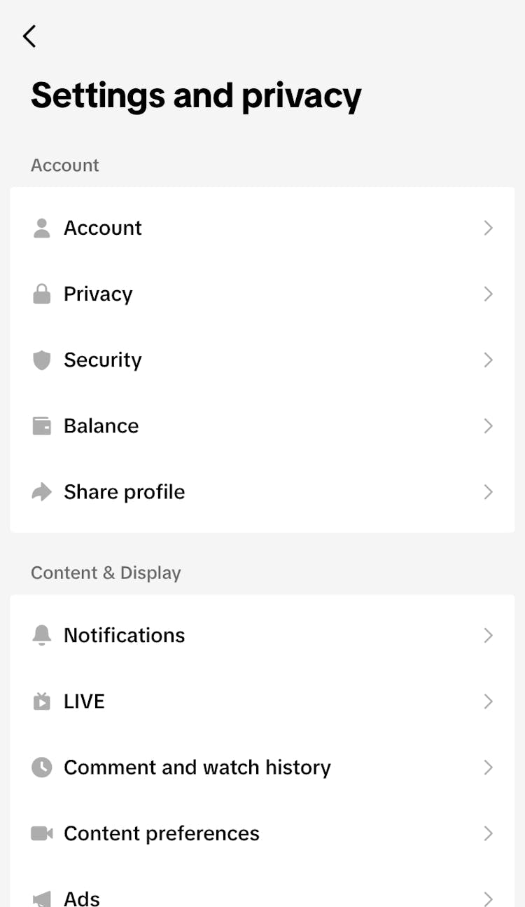 TikTok private account 1