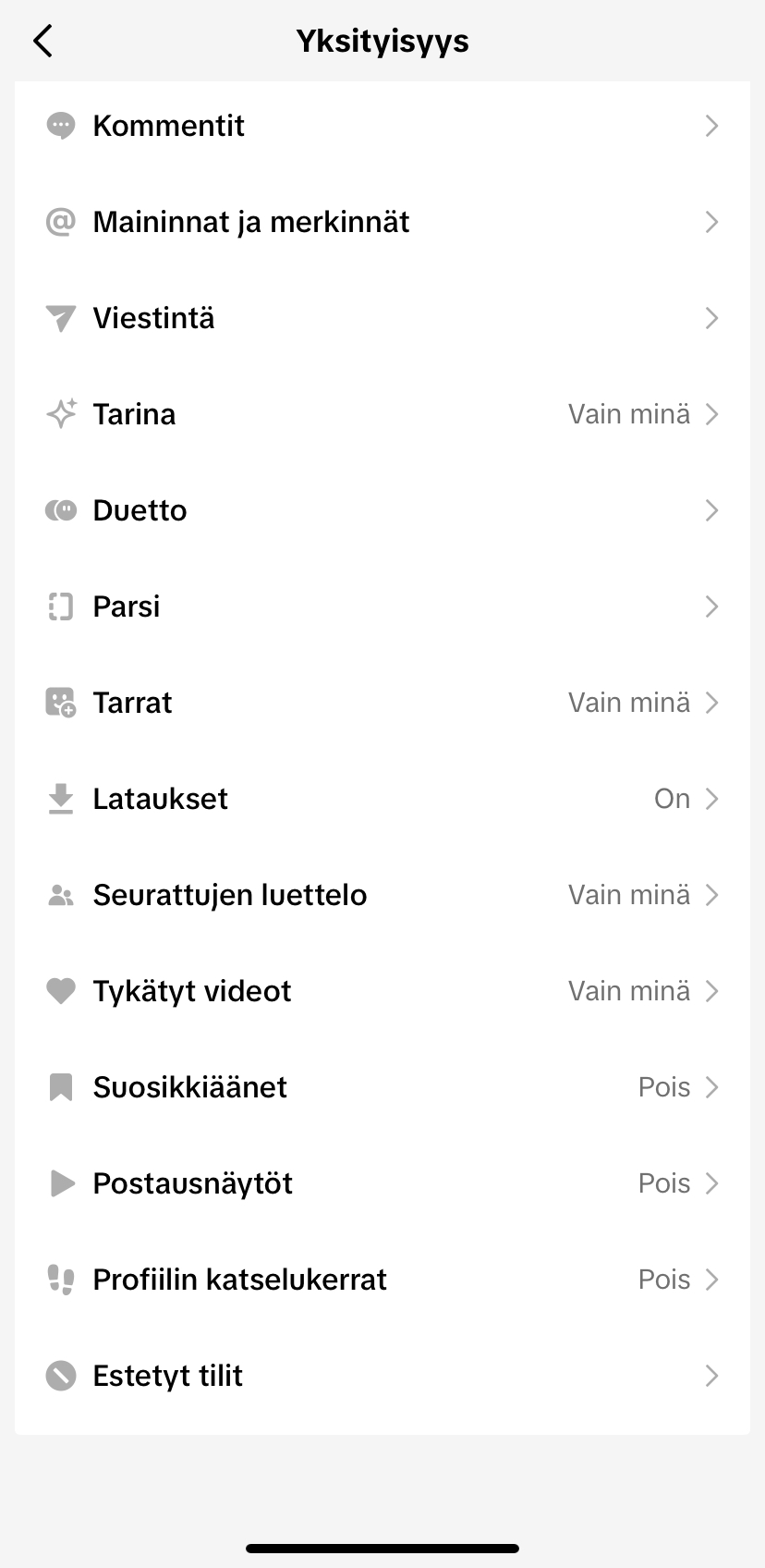 TikTok lataukset 1