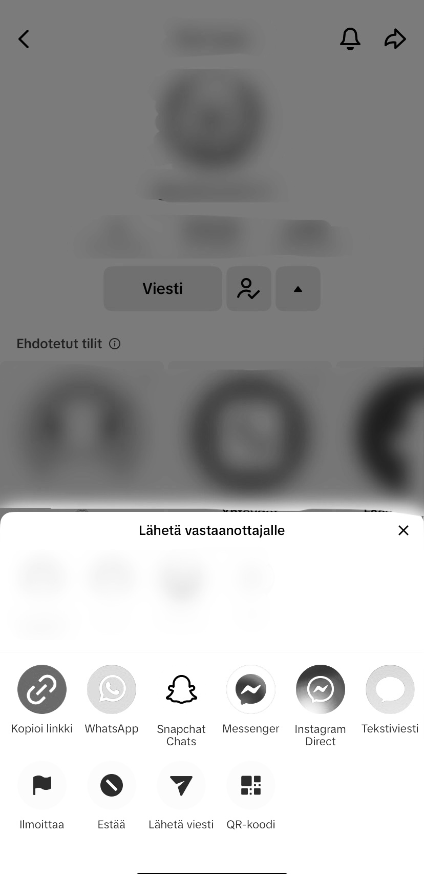 TikTok kayttajan ilmiantaminen 1