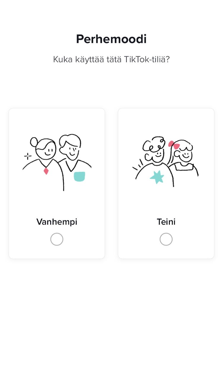 TikTok perhemoodi 2