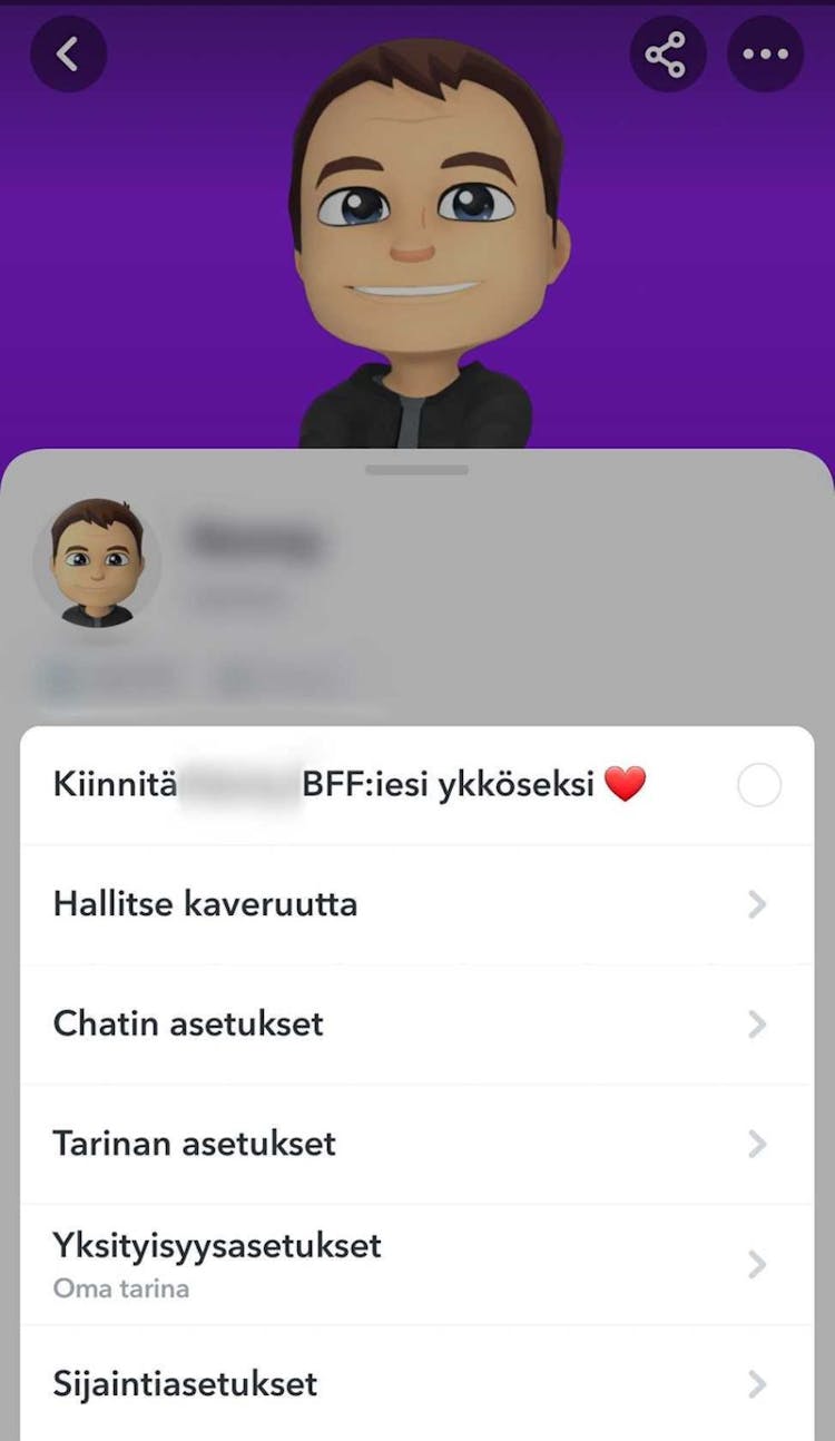 Snapchat ilmoita tilista 1