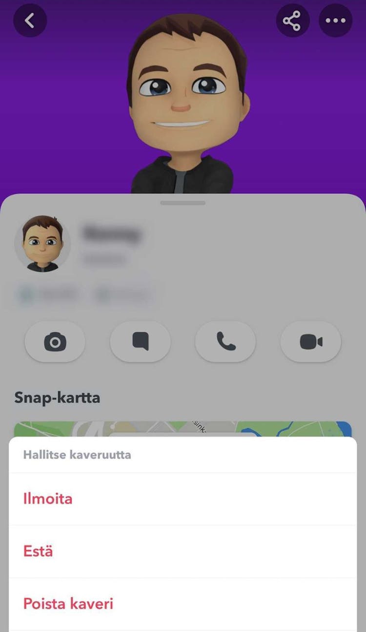 Snapchat ilmoita tilista 2