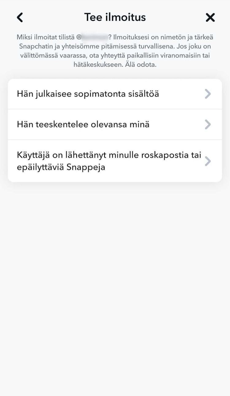 Snapchat ilmoita tilista 3