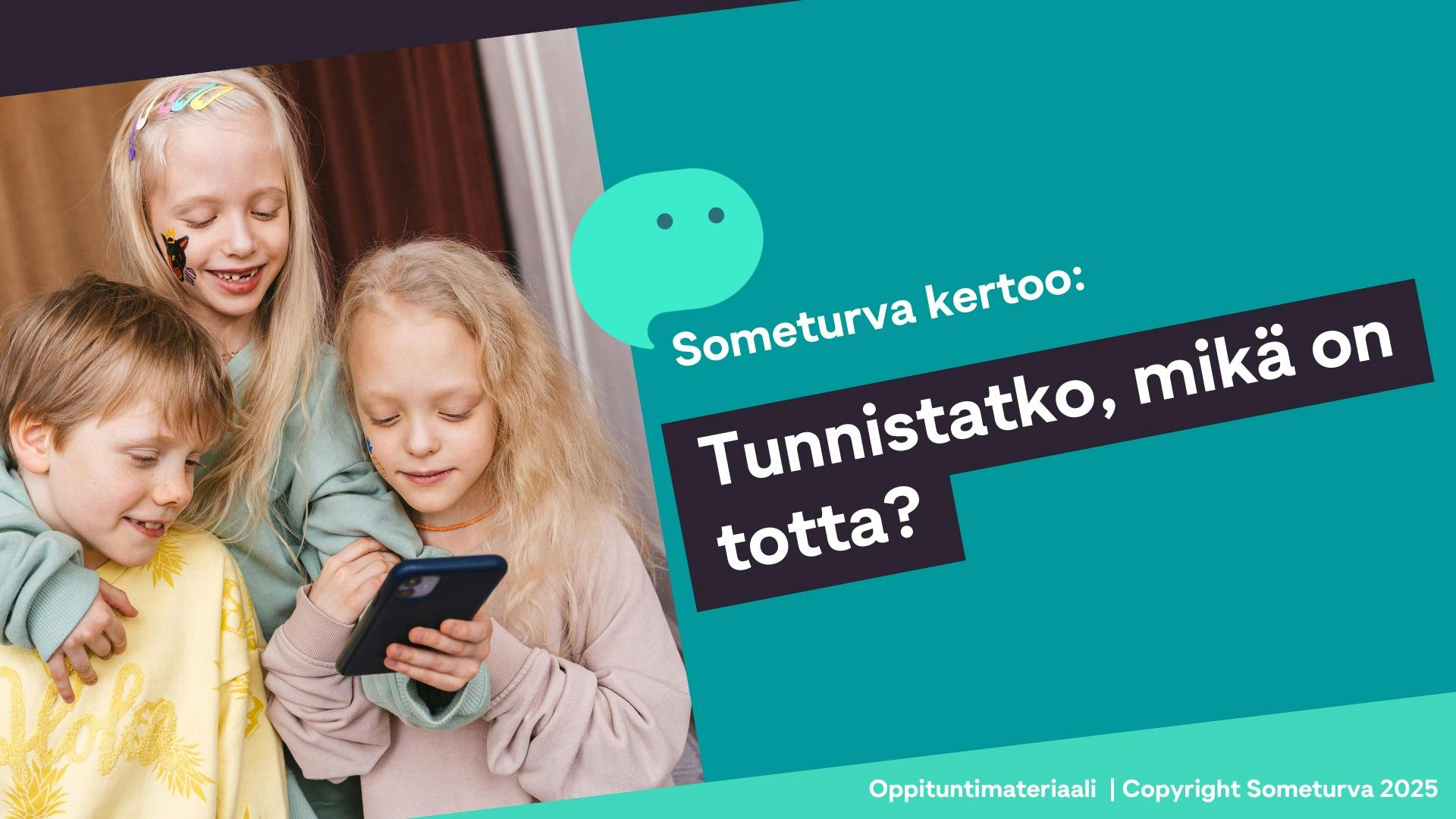 Tietoisku: Tunnistatko, mikä on totta?
